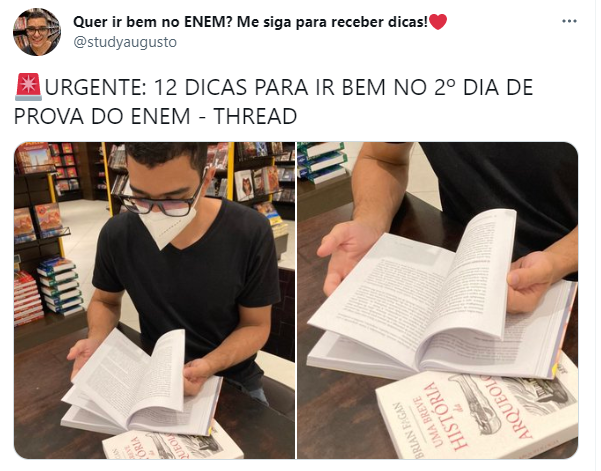 Como ir bem no Enem? Jovem do ES bomba com dicas nas redes sociais