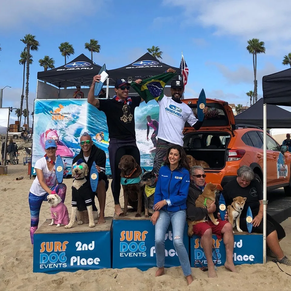 Cadela de Marataízes conquista o bicampeonato mundial de Surf Dog nos EUA