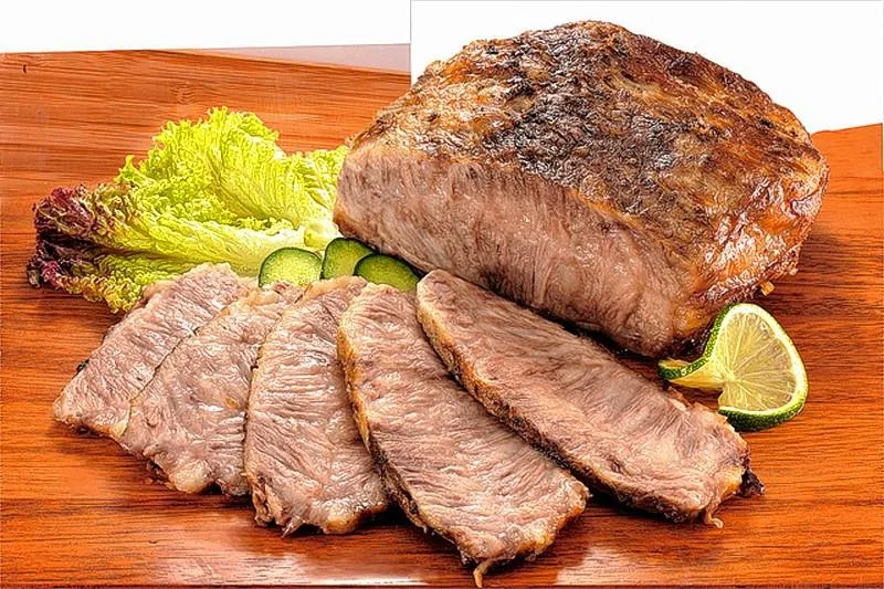 Cupim a Cordolina com salada de Almerão Nair