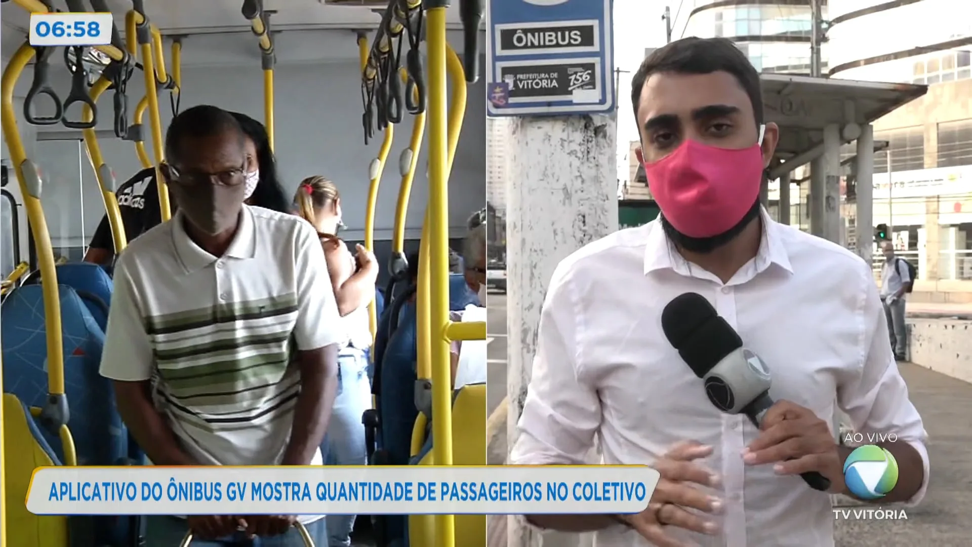 Aplicativo do ônibus GV mostra quantidade de pessoas no coletivo