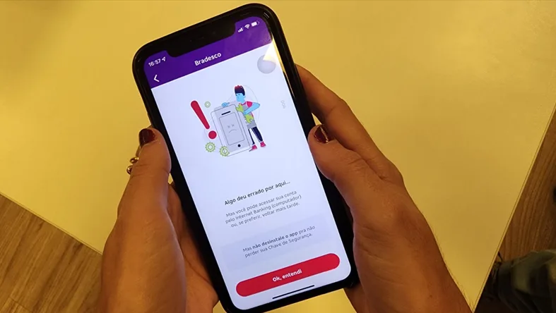 Aplicativo do Bradesco enfrenta instabilidade e fica fora do ar