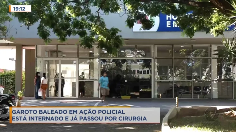 Permanece internado garoto de 10 anos baleado na perna durante ação policial em Guarapari