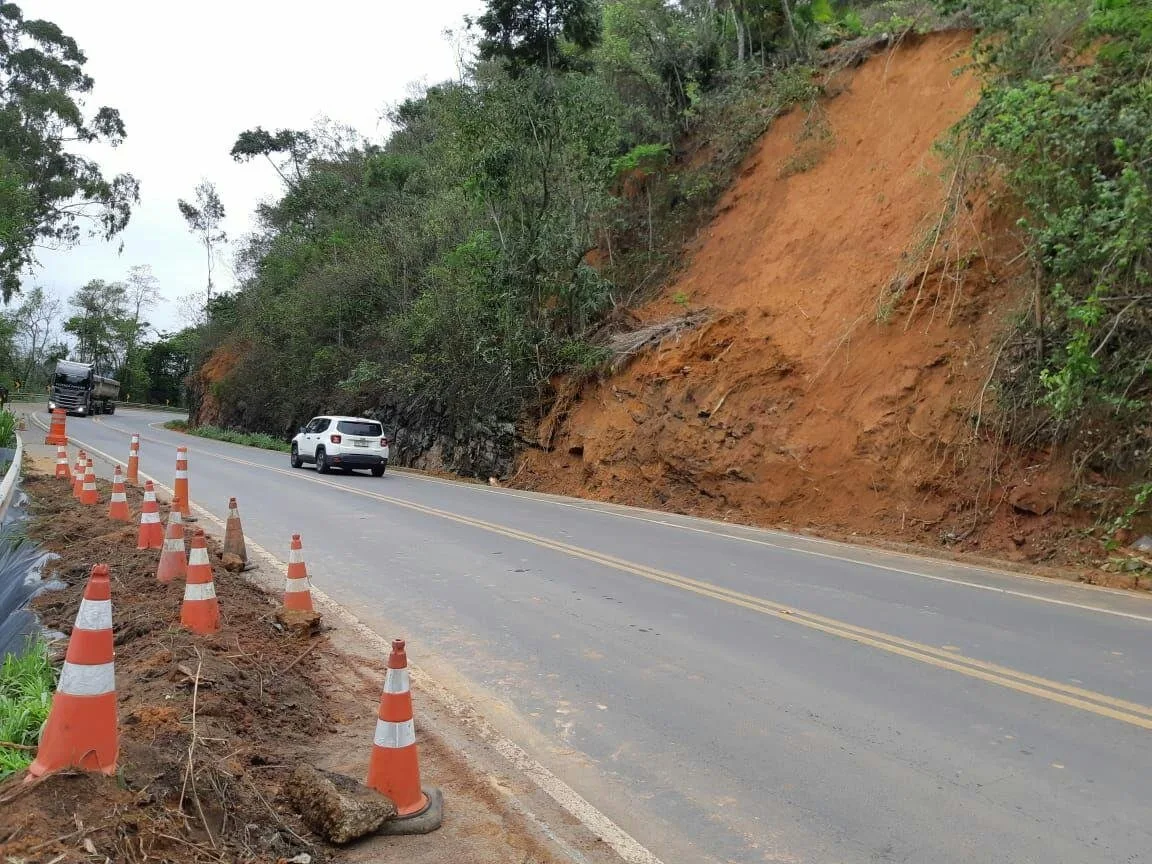 BR-262 pode voltar a ser fechada se chover, diz PRF