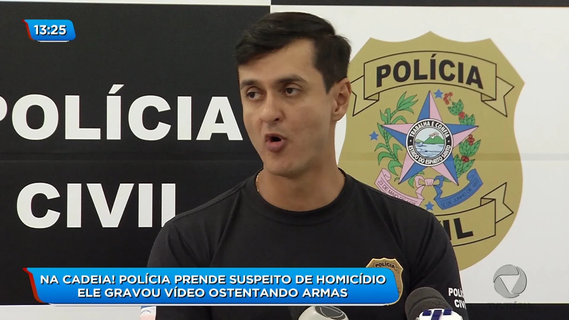 Suspeito de assassinato é preso na Serra