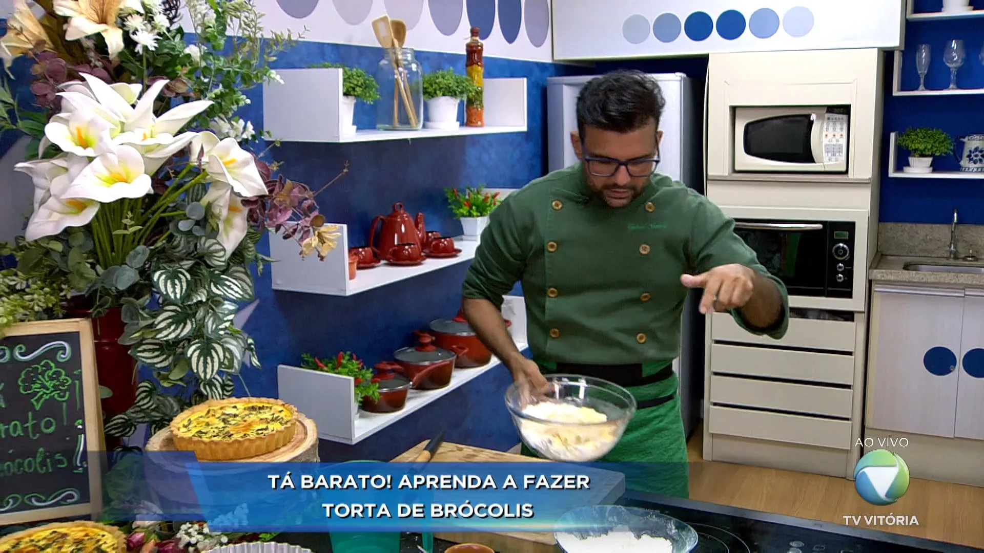 Espaço gourmet: torta de brócolis