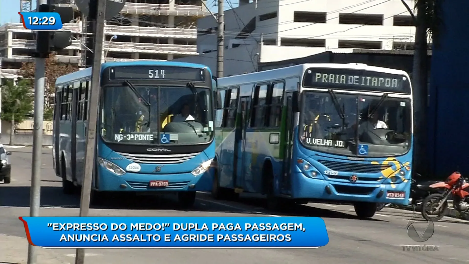 Quase 30 celulares são roubados dentro de ônibus, em Vitória