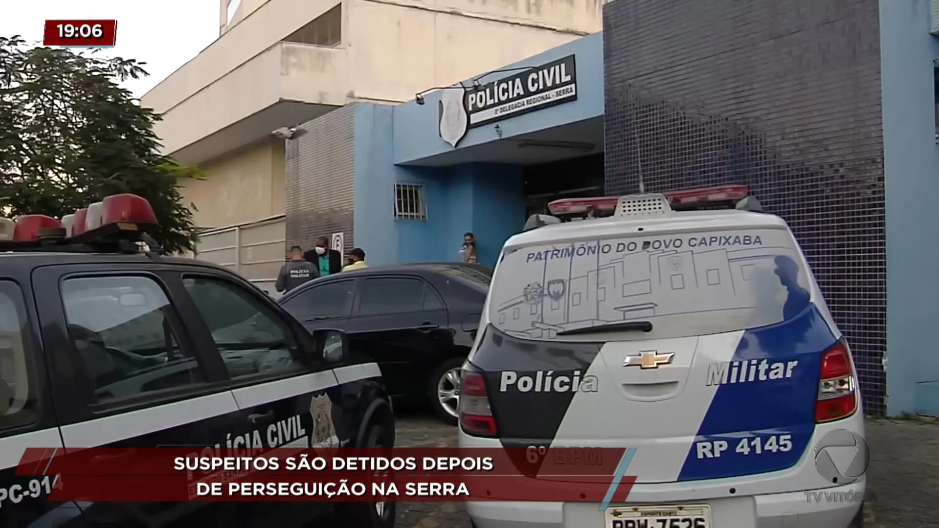 Suspeitos são detidos depois de perseguição na Serra