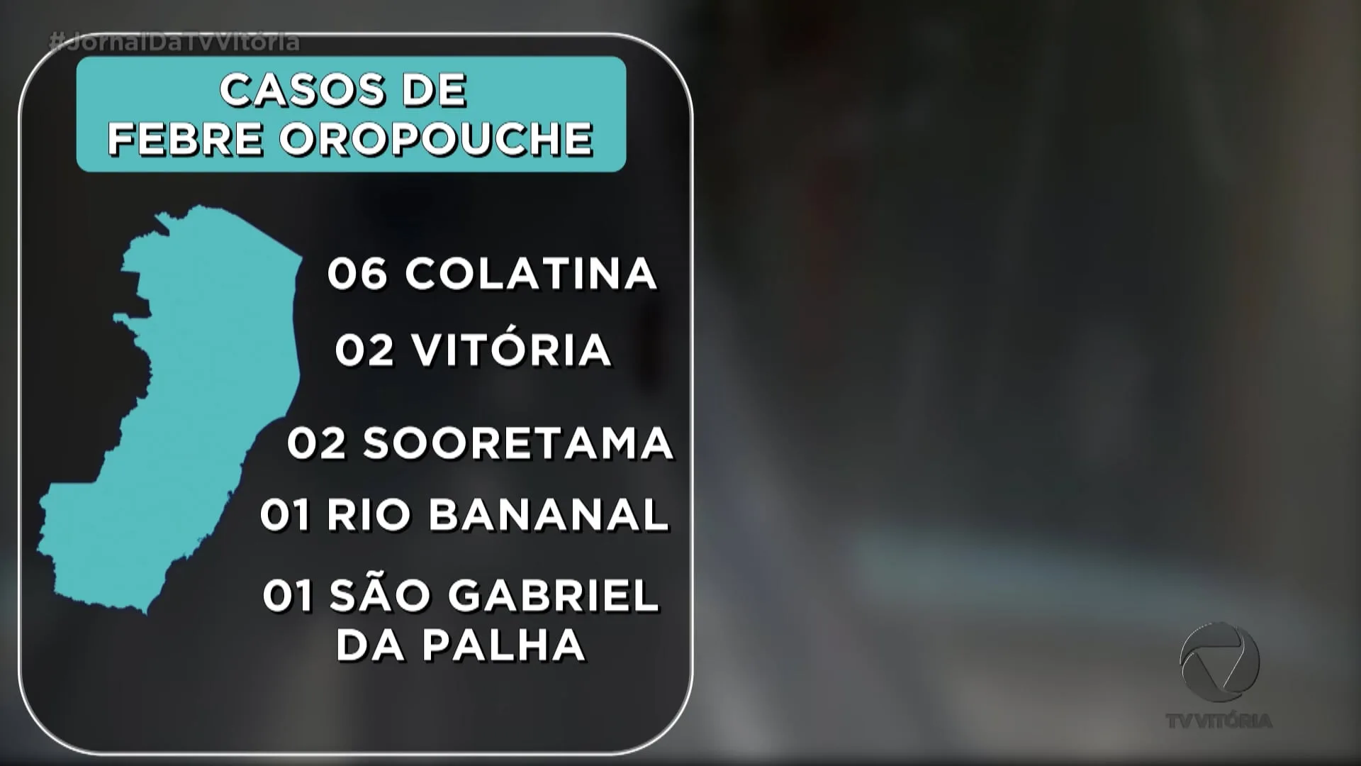 DOZE CASOS CONFIRMADOS DE FEBRE OROPOUCHE NO ESPÍRITO SANTO.