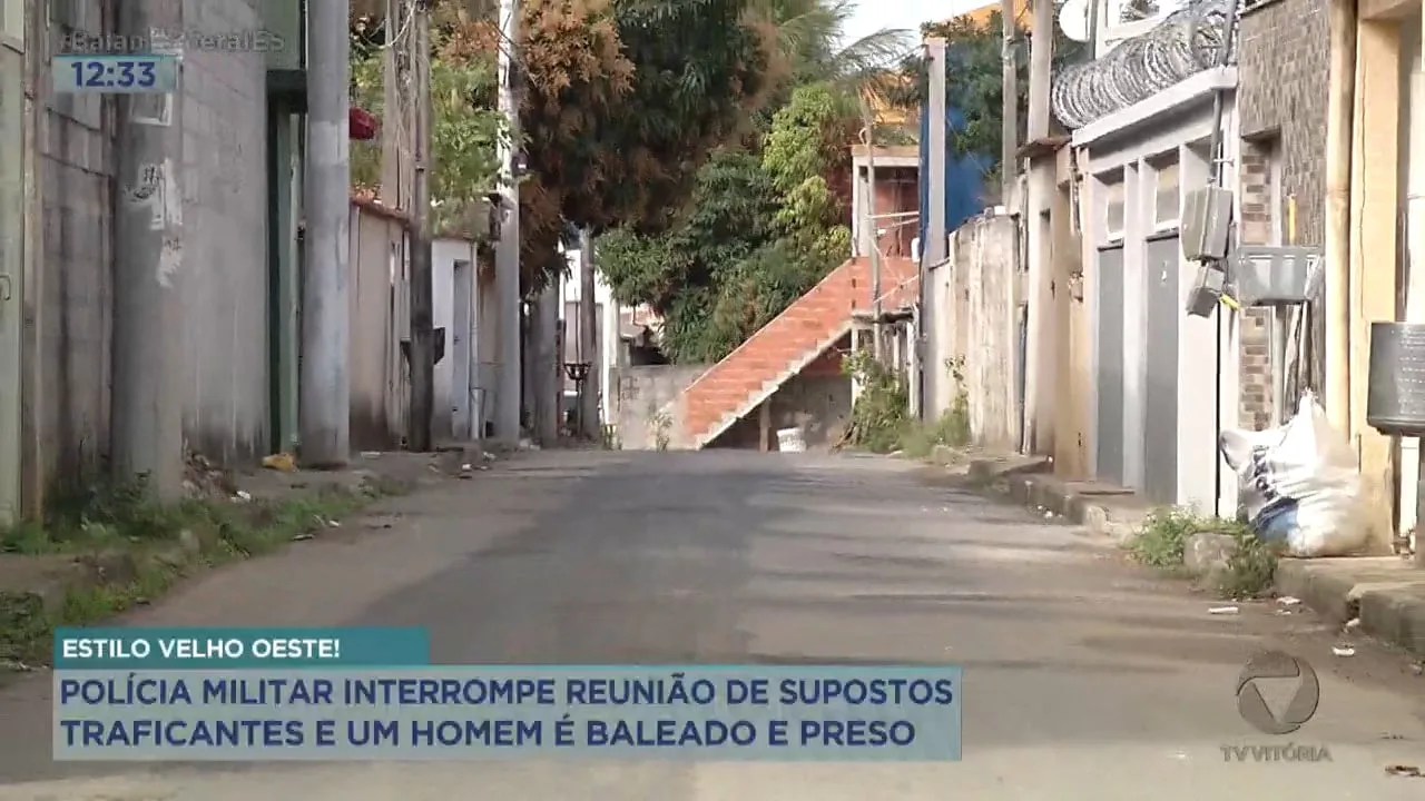 Polícia Militar interrompe suposta reunião de traficantes, em Cariaica