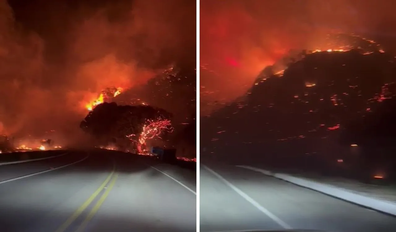 VÍDEO | Incêndio de grandes proporções atinge região de mata em Colatina