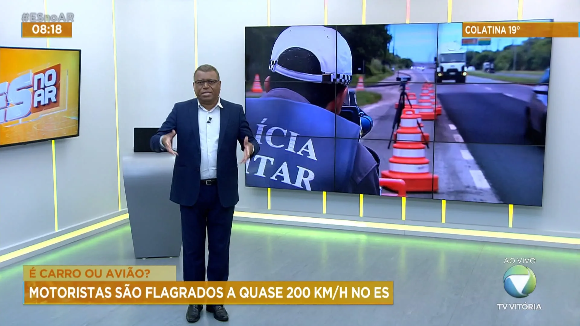 Motoristas são flagrados a quase 200km/h no ES