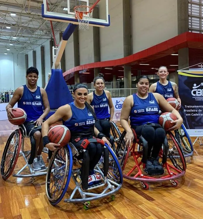 Capixabas são convocadas para treinos com a seleção brasileira de basquete em cadeira de rodas