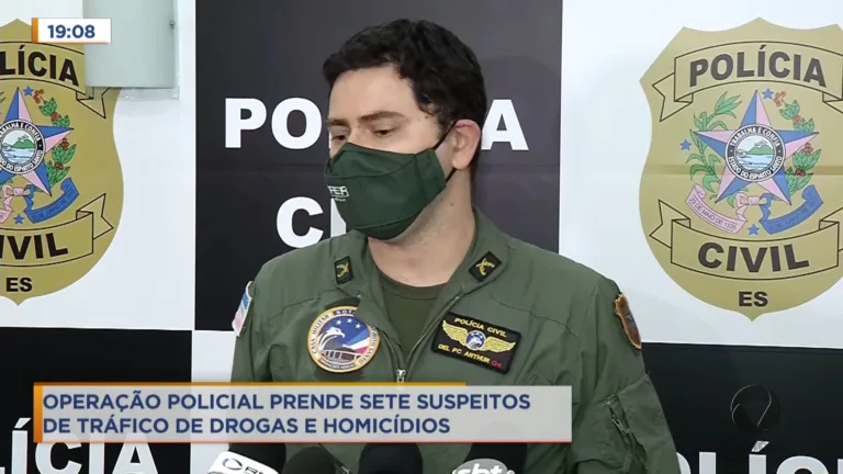 Sete suspeitos de comandar tráfico de drogas são presos em operação