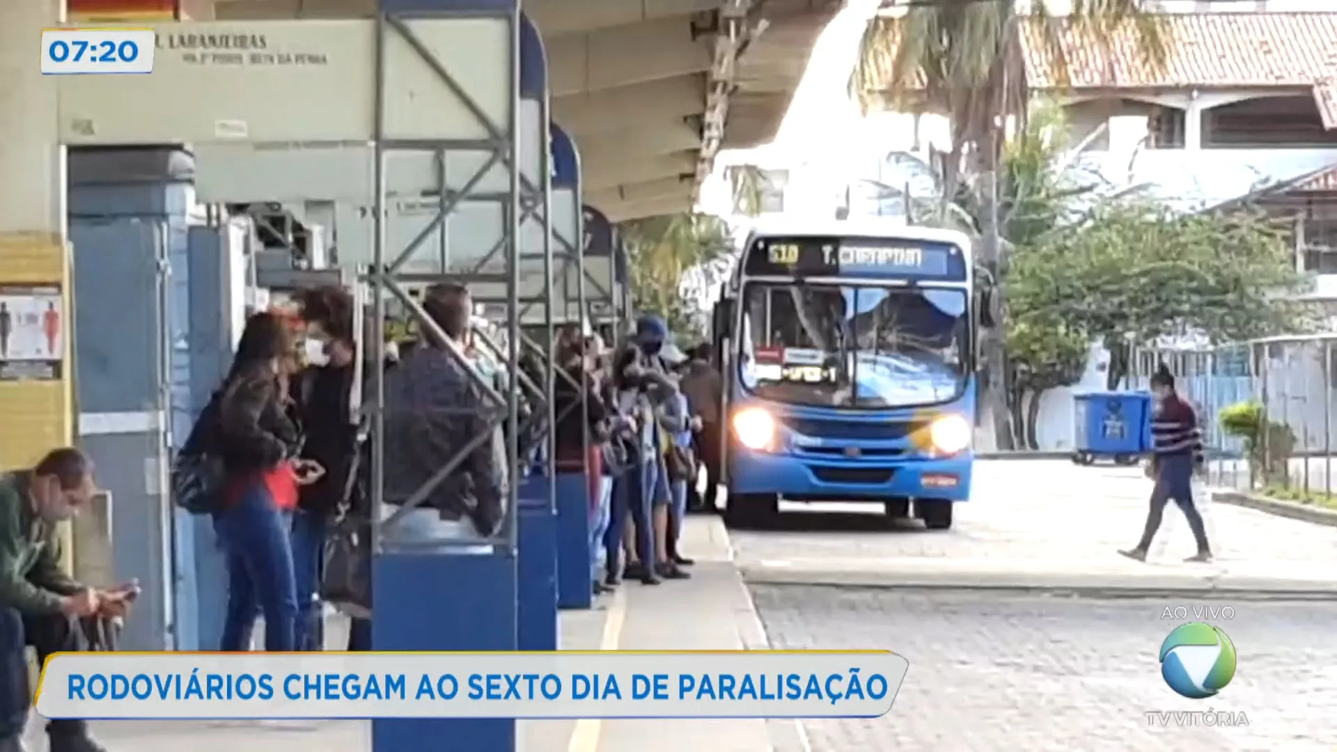 Rodoviários chegam ao sexto dia de paralisação