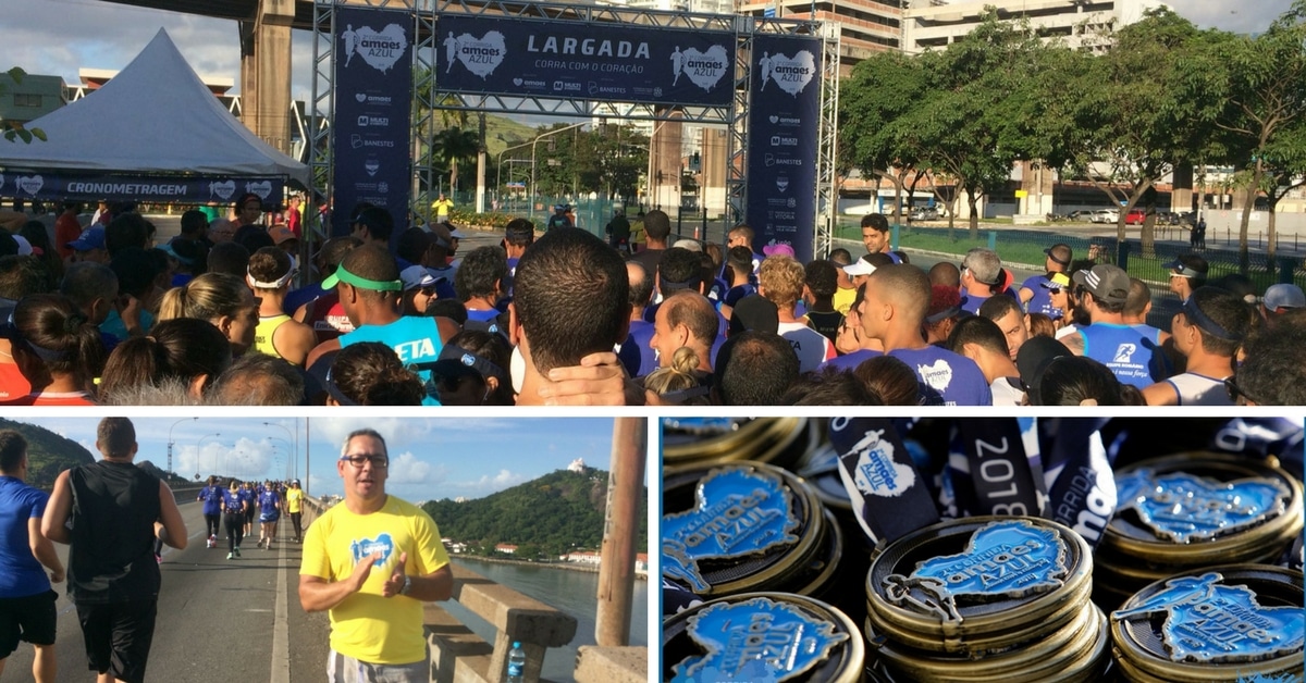 2ª Corrida AMAES Azul conscientiza sobre autismo e reforça ação de valorização da vida no alto da Terceira Ponte