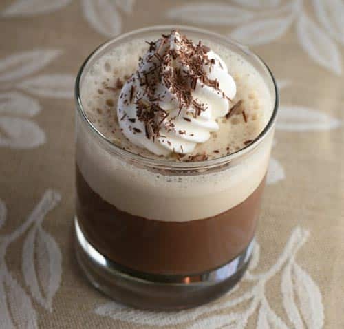 Receita de Panna cotta de Chocolate Belga