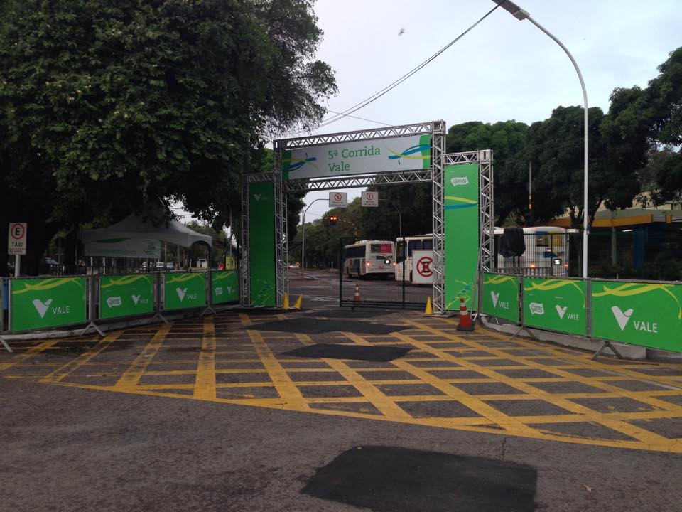 Tudo pronto para a Corrida Vale! Confira as fotos e fique atento ao horário de largada