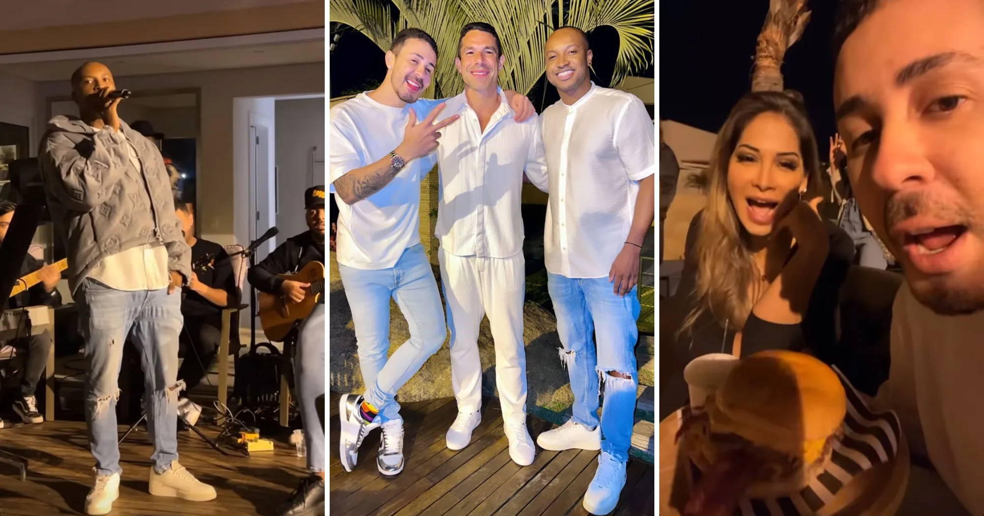 Festa na mansão! Marcus Buaiz surge com Carlinhos Maia, Thiaguinho e mais famosos