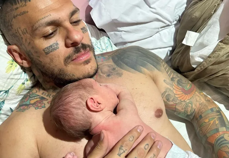 Toguro mostra primeira madrugada com o filho em casa após internação da namorada