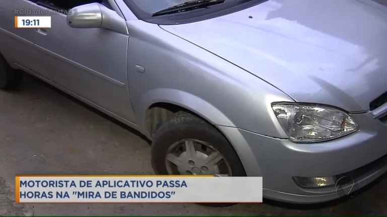 Motorista de aplicativo vira piloto de fuga de bandidos