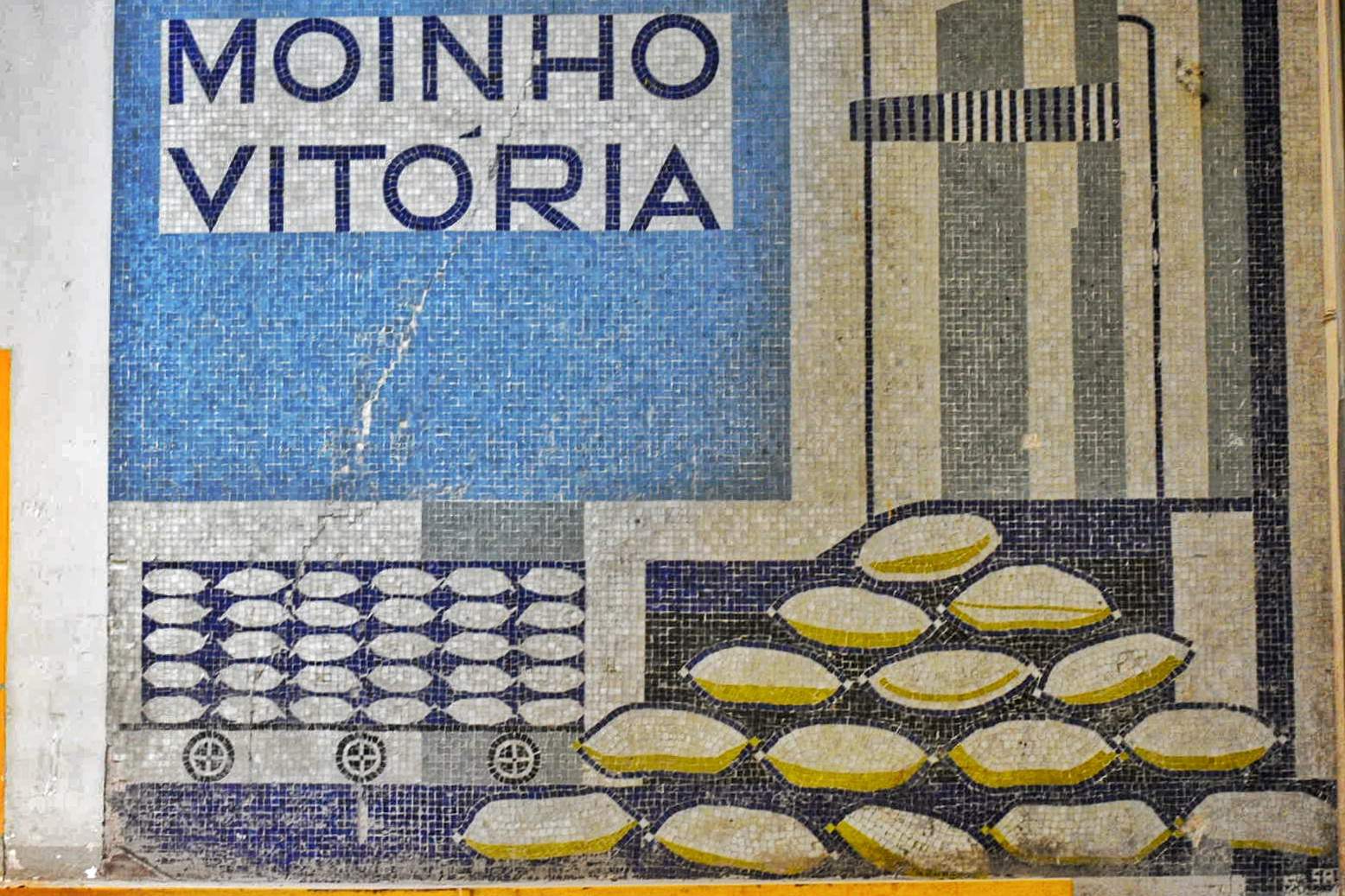 Moinho Vitória: obra rara de 60 anos, de artista top da América Latina, é restaurada