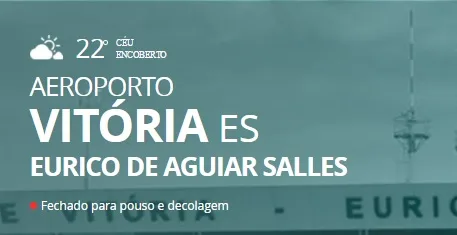 Voos atrasados ou cancelados e aeroporto fechado em Vitória