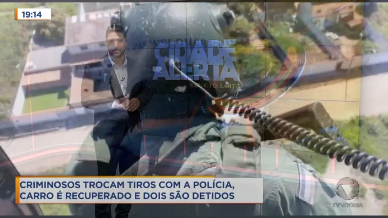Criminosos trocam tiros com policiais mas são capturados