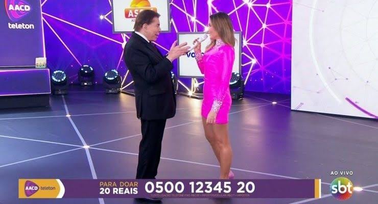 Claudia Leite desabafa após suposto assédio de Silvio Santos ao vivo