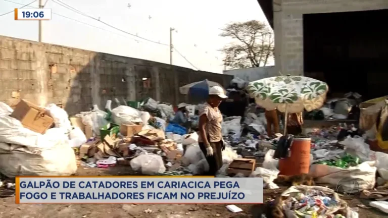 Incêndio em galpão de catadores pode ter sido criminoso