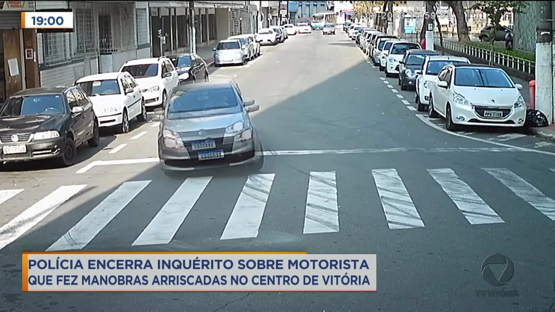 Polícia encerra inquérito sobre motorista que fez manobras arriscadas no Centro de Vitória