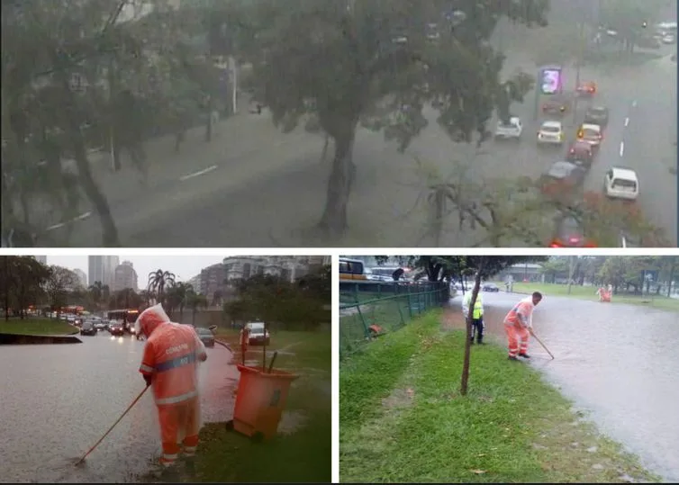 Chuva deixa o Rio de Janeiro em estágio de atenção