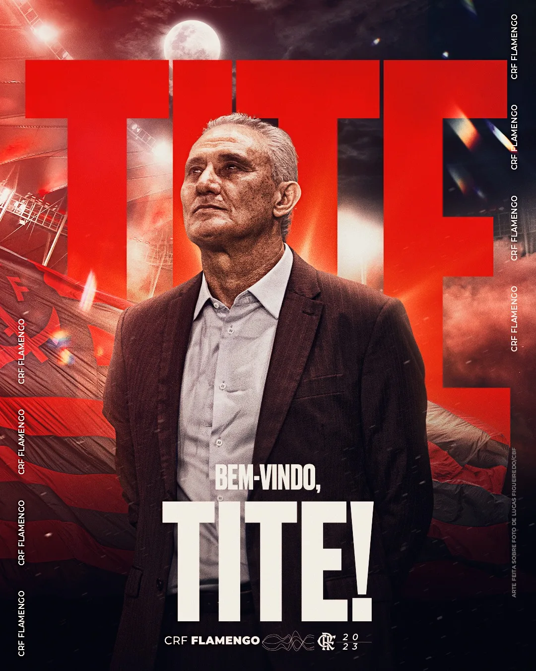 Flamengo anuncia oficialmente a contratação de Tite