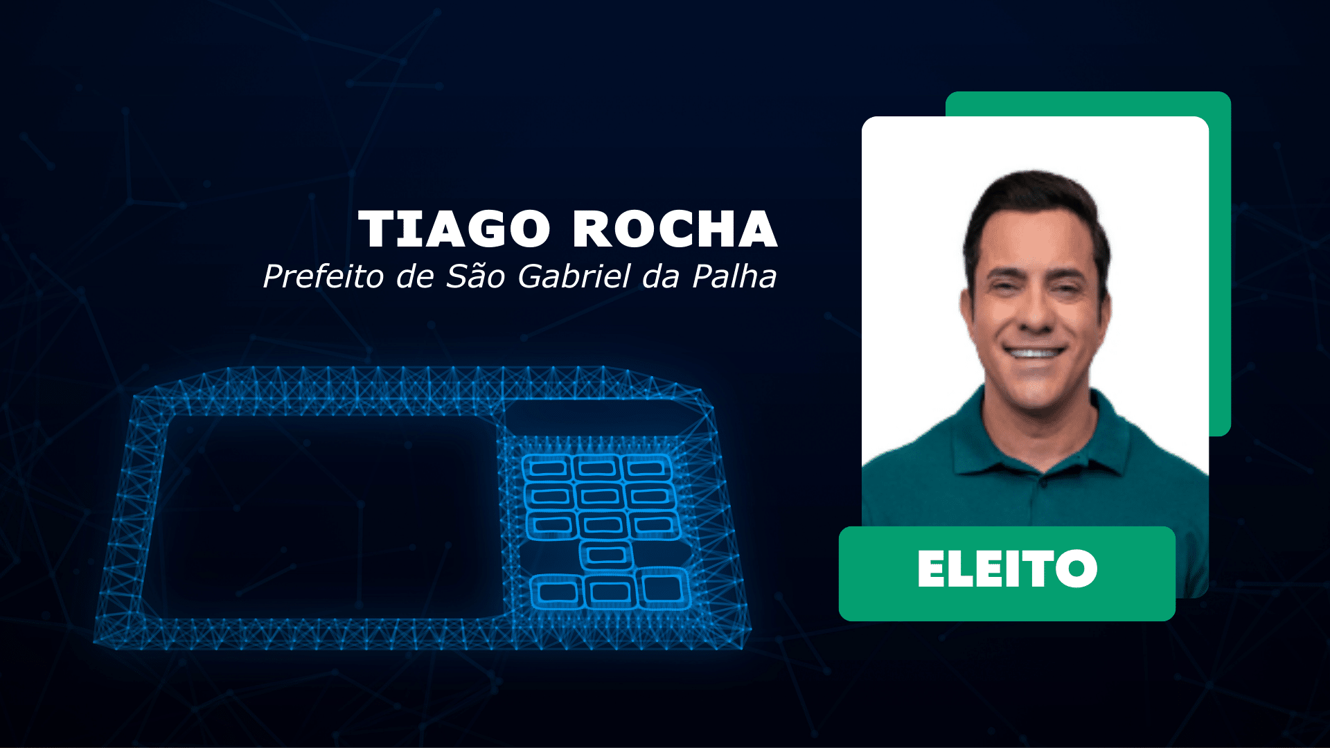 Tiago Rocha, do PL, é eleito prefeito de São Gabriel da Palha