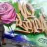 Grafiteiros pintam muro de vovó de 95 anos em Vitória: "Muita emoção"