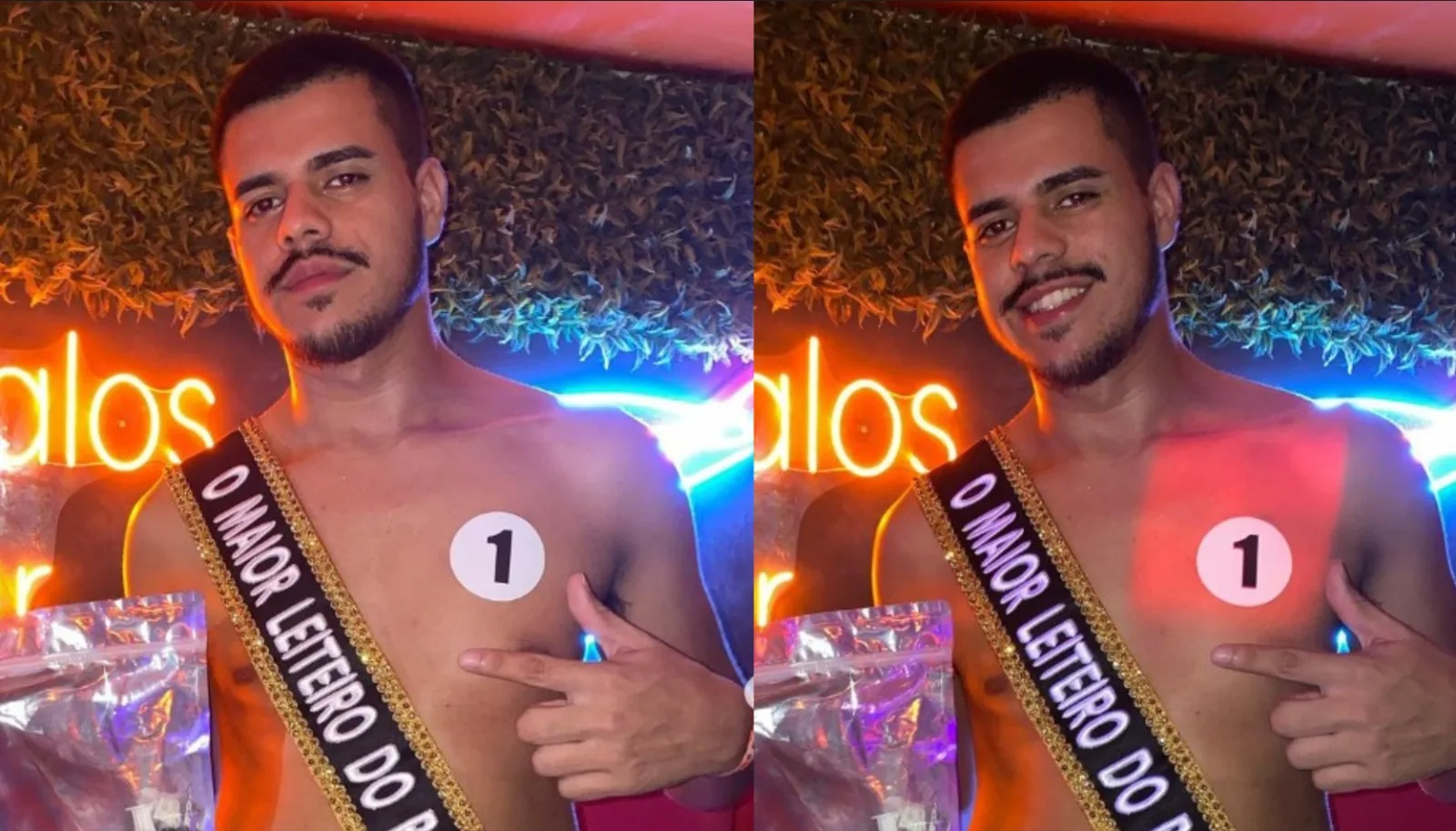 Homem ganha concurso inusitado em bar gay de SP: "Maior leiteiro do Brasil"