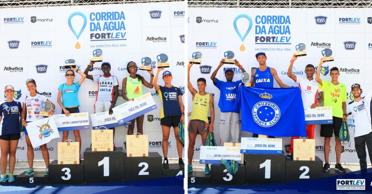 Queniana e baiano vencem os 21km da Corrida da Água Fortlev