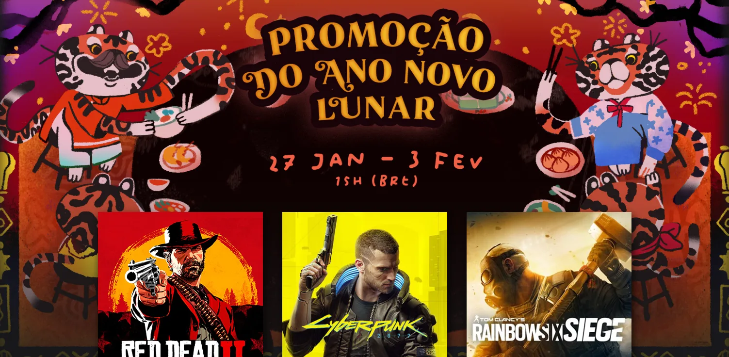 Últimas horas das promoções do Ano Novo Lunar no Steam