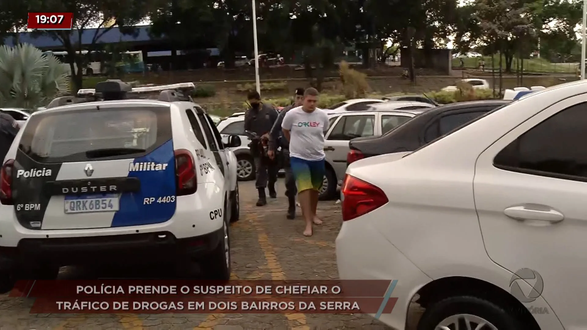 Polícia prende o suspeito de chefiar o tráfico de drogas em dois bairros da Serra