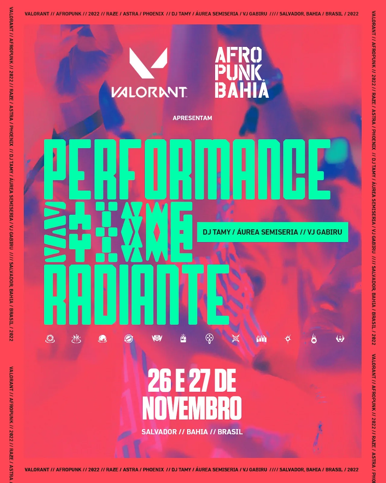 Riot Games leva ritmo e visual de VALORANT para o AFROPUNK Bahia 2022