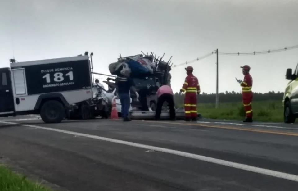 Acidente em Conceição da Barra deixa um morto e dois feridos