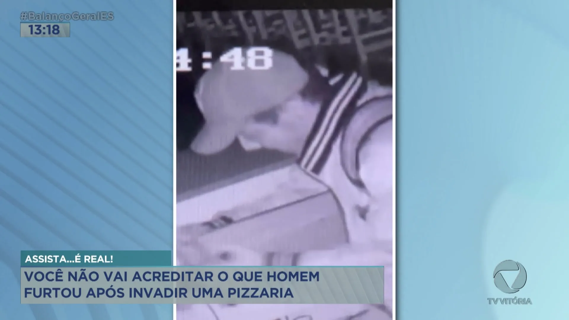 Homem furta caixa registradora de pizzaria em Vila Velha