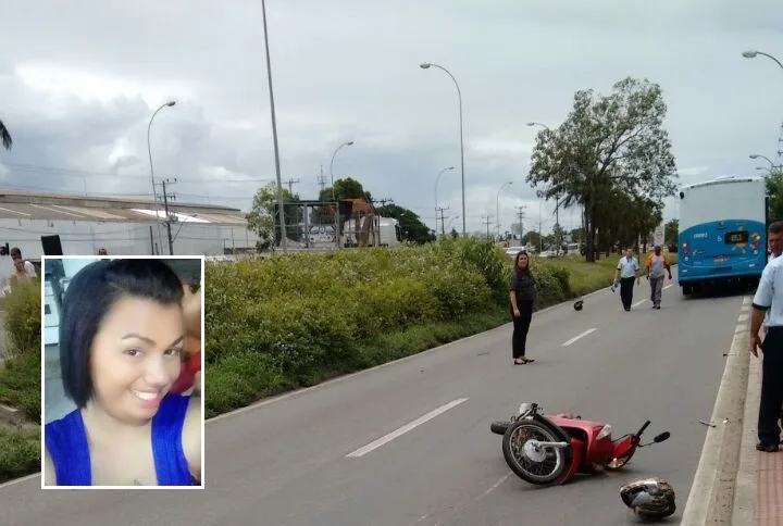 Mulher morre e outra fica ferida após acidente entre caminhão e motocicleta na Serra