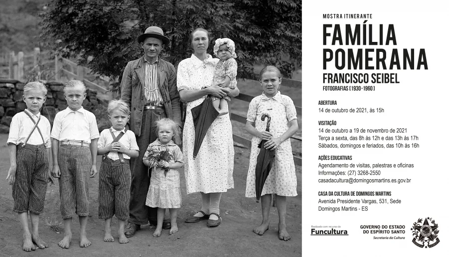 Exposição fotográfica faz homenagem às famílias pomeranas no ES