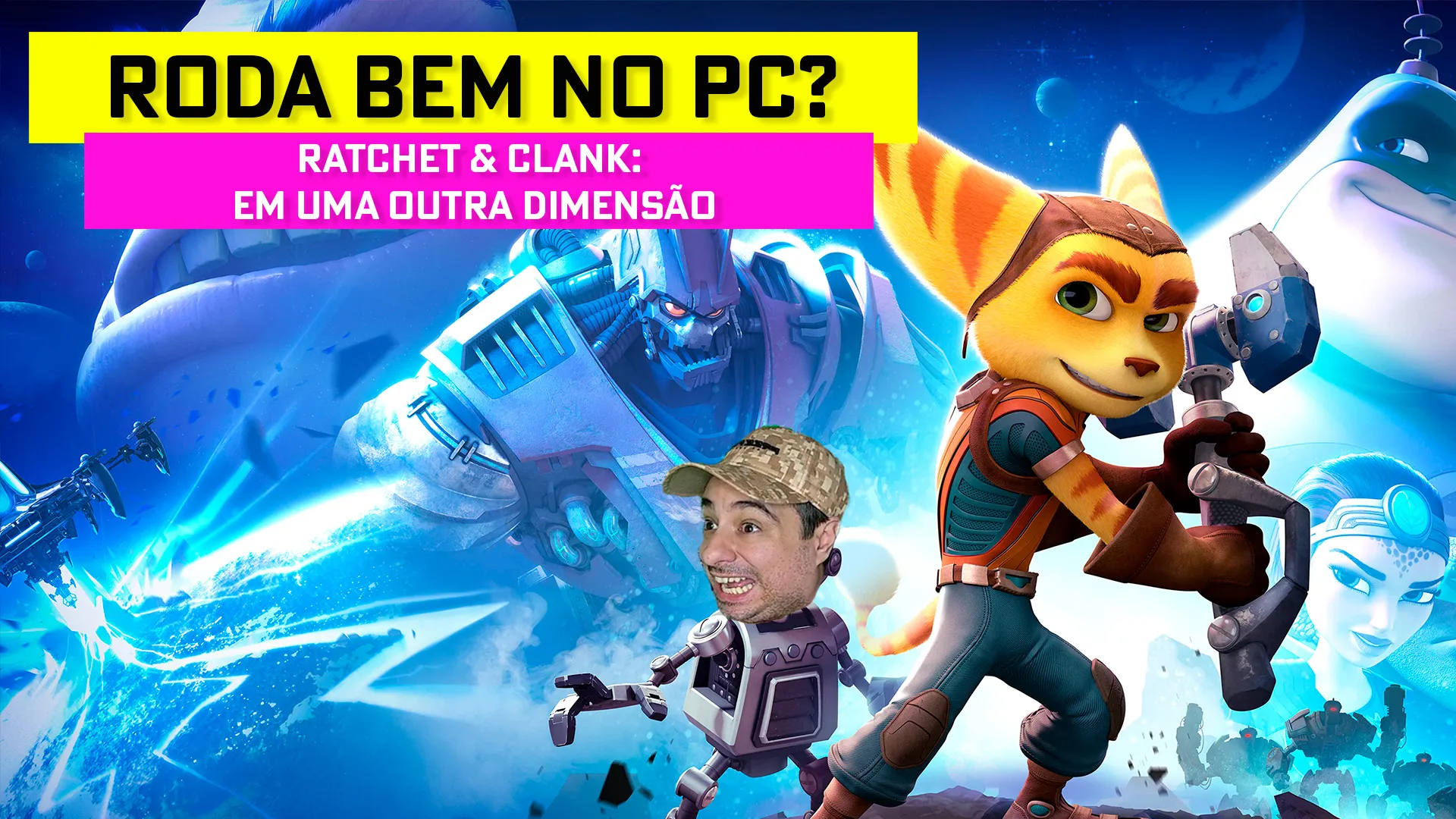 Confira 'Ratchet & Clank: Em uma Outra Dimensão' em nosso PC de testes