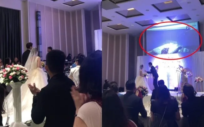 VÍDEO | Noivo revela traição da mulher com cunhado em plena festa de casamento