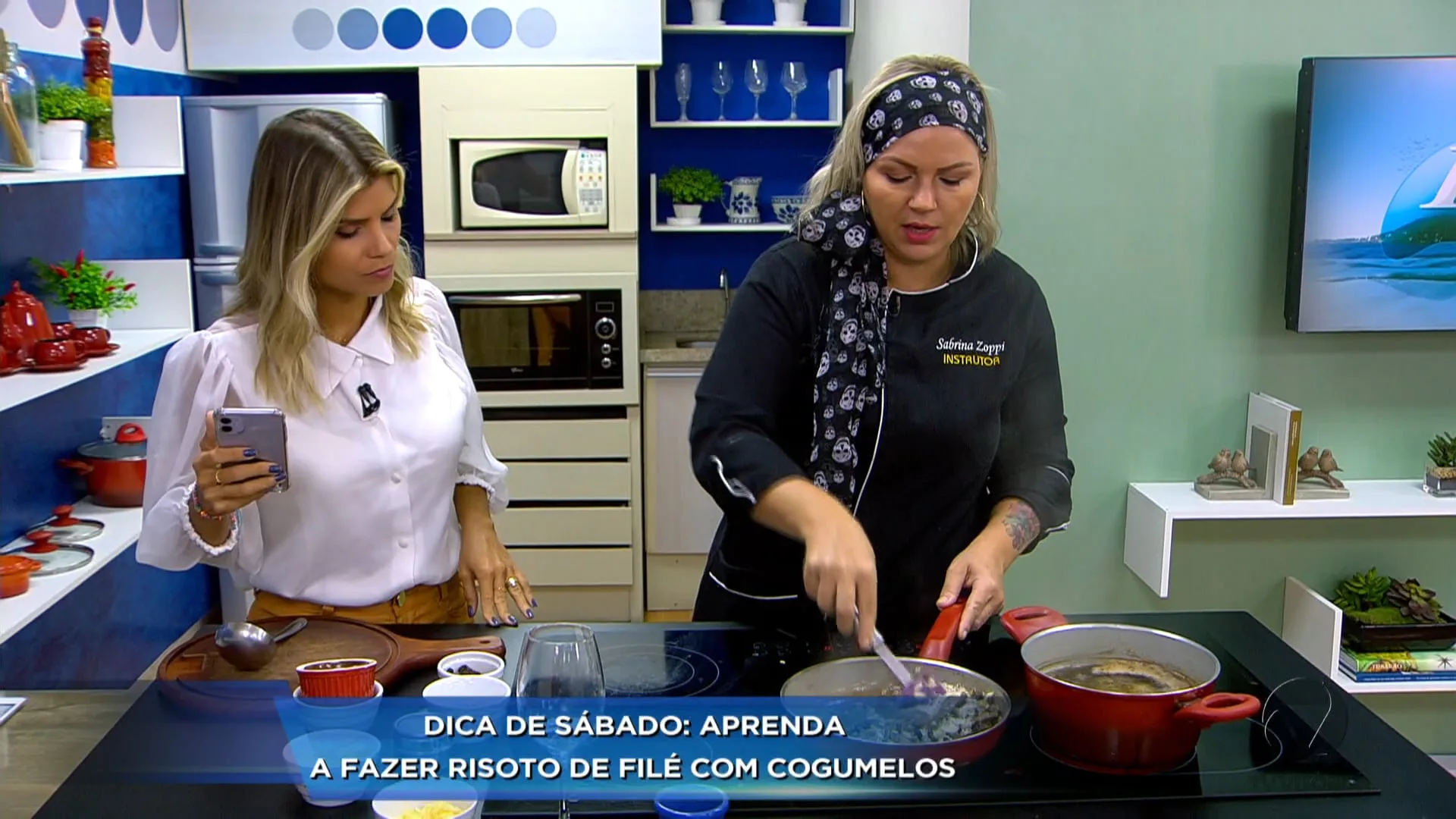 Espaço gourmet: risoto de filé com cogumelos