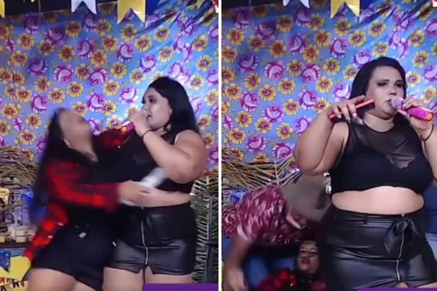 VÍDEO | Cantora desmaia durante live e amiga pede para show continuar; artista se pronunciou