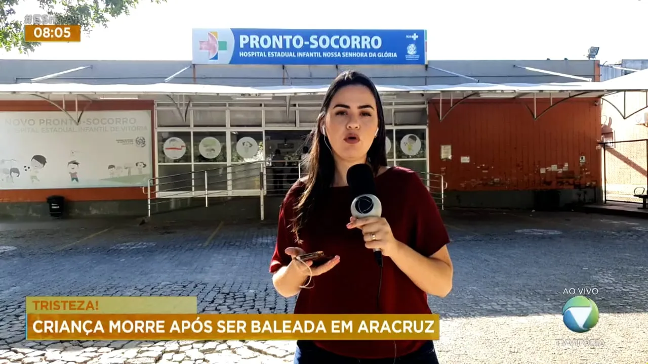 Criança morre após ser baleada em Aracruz