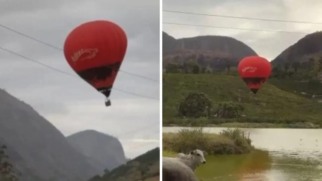 Acidente com balão: jovem conta momentos de tensão com família no ES