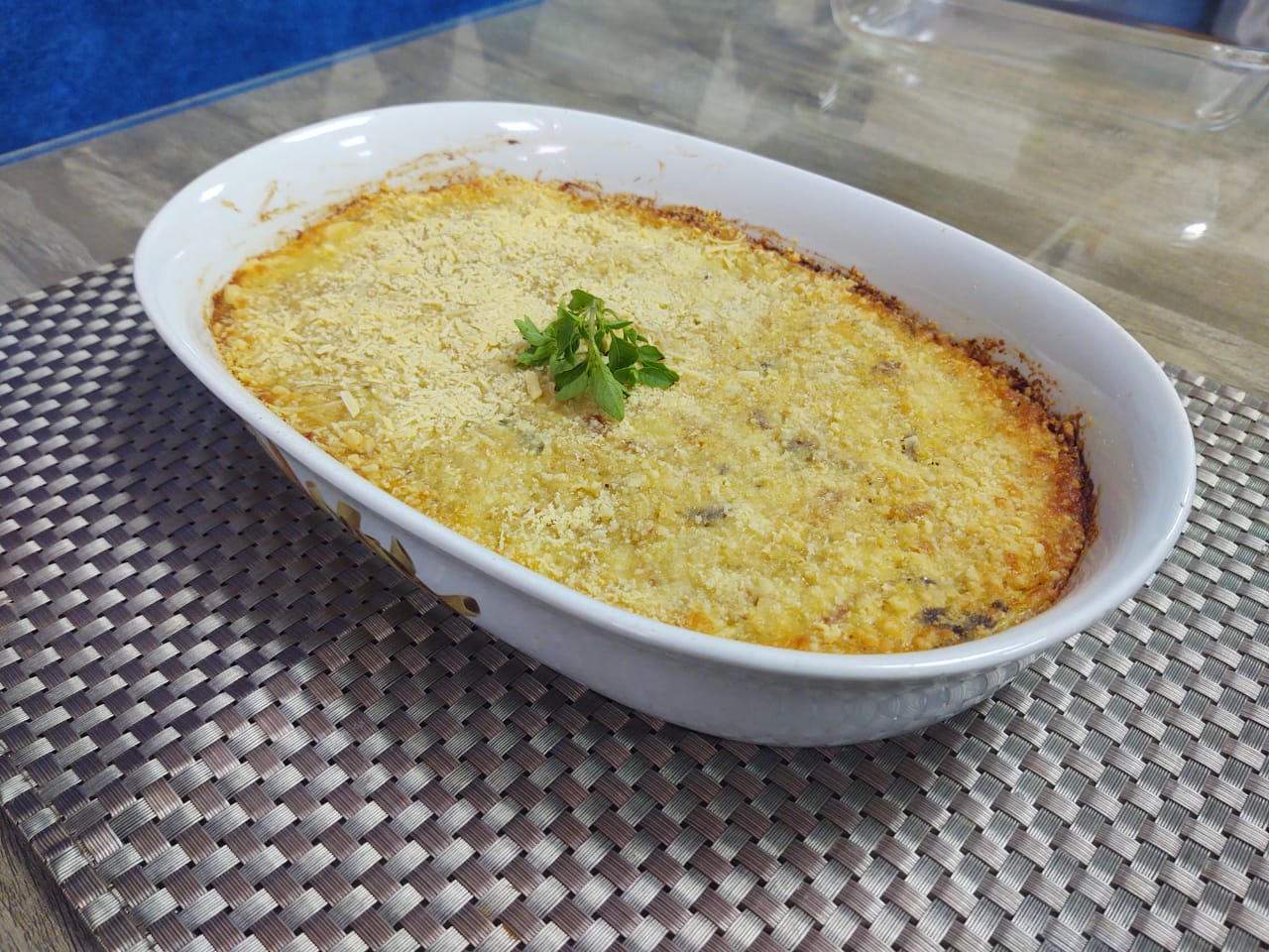 Torta de bacalhau com natas